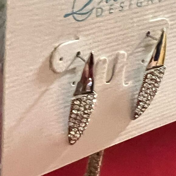 Premier Designs Silver  Brilliance Stud Earrings #PDER1 - Picture 4 of 5